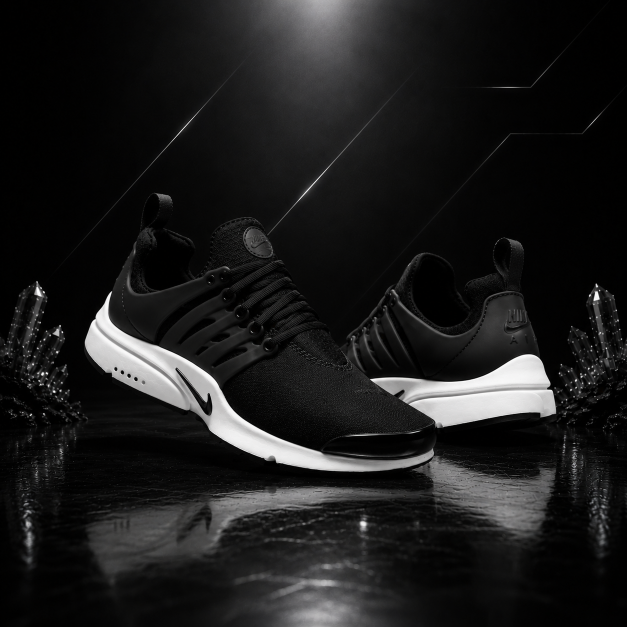 N-Key Shoes Black/White
