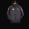 Real Madrid Black Windbreaker