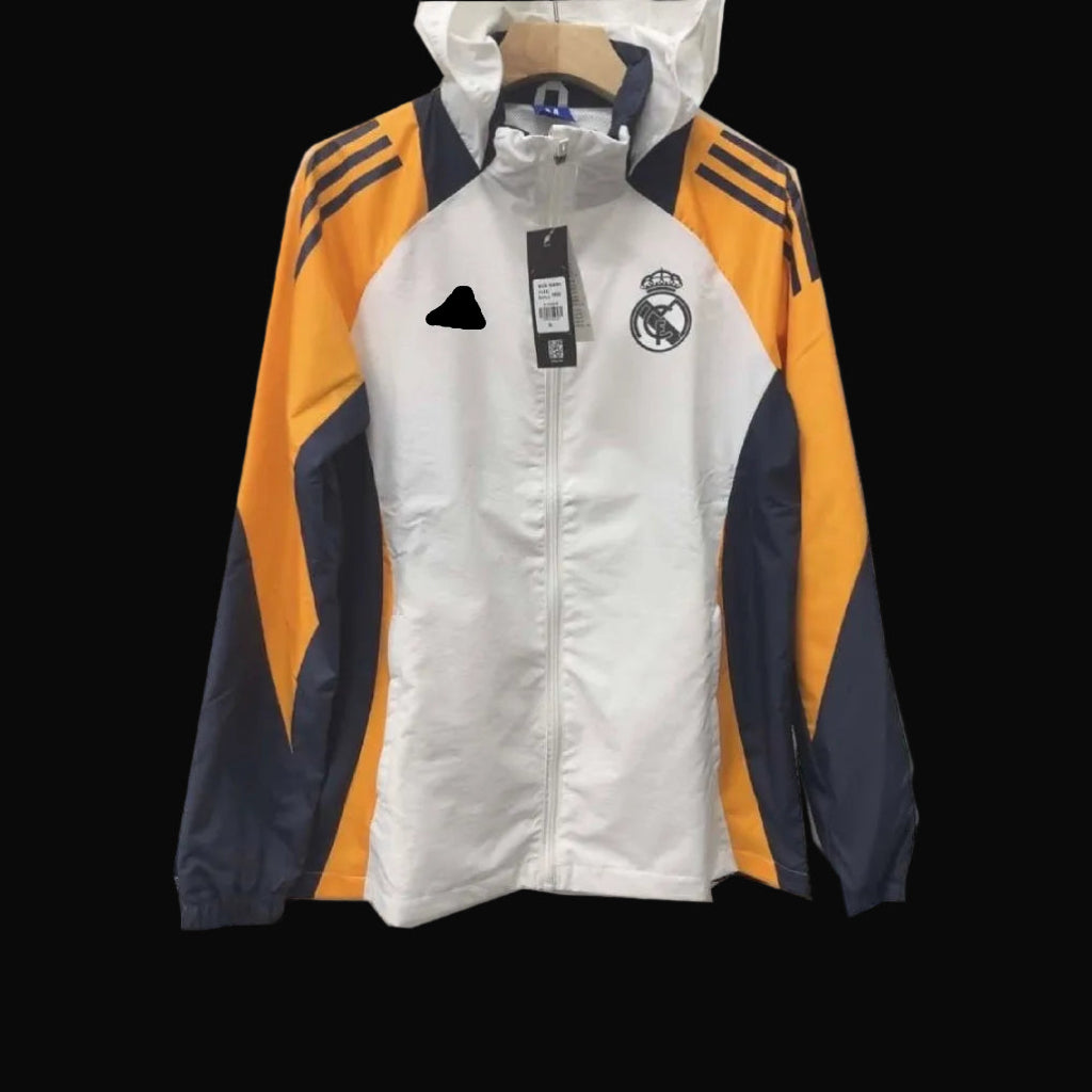 Real Madrid Windbreaker Orange/White